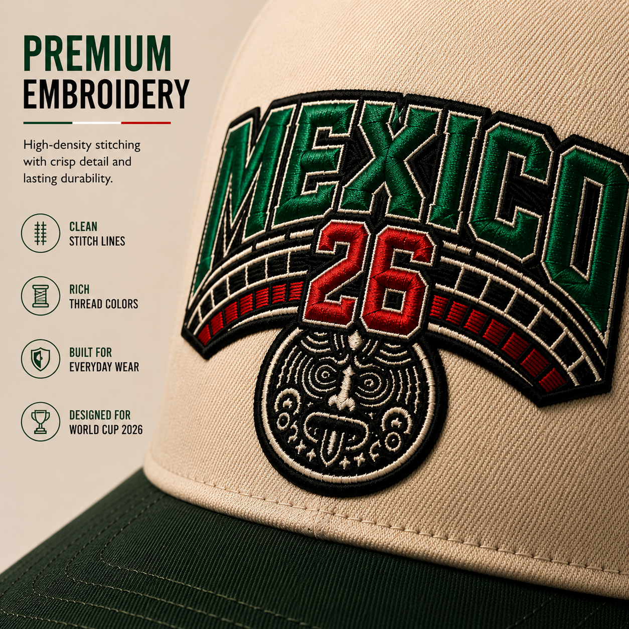 Mexico 26 World Cup Hat