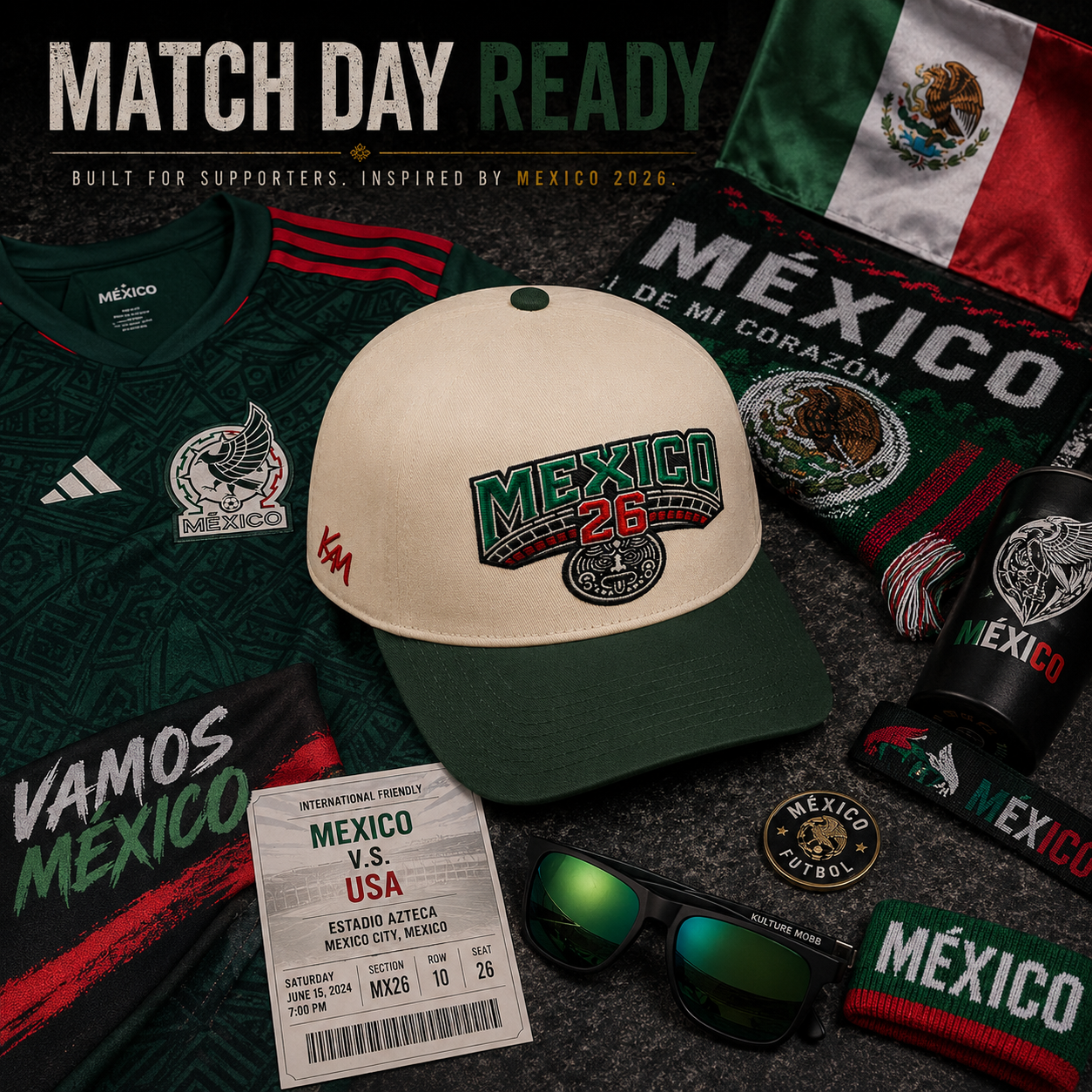 Mexico 26 World Cup Hat