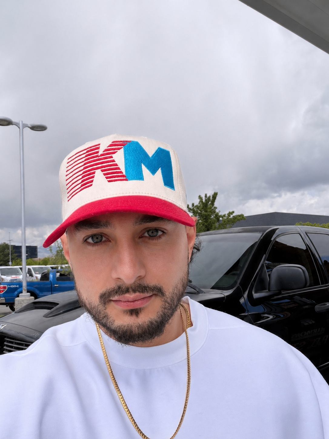 KM Athletics Club Cap Red/Blue
