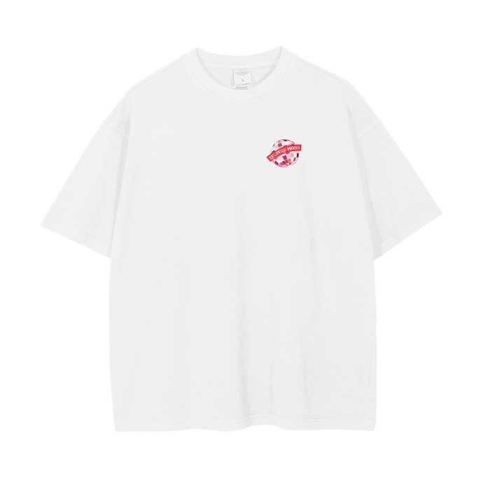 Tequila & Perreo Graphic Tee (White) - Disco Ball