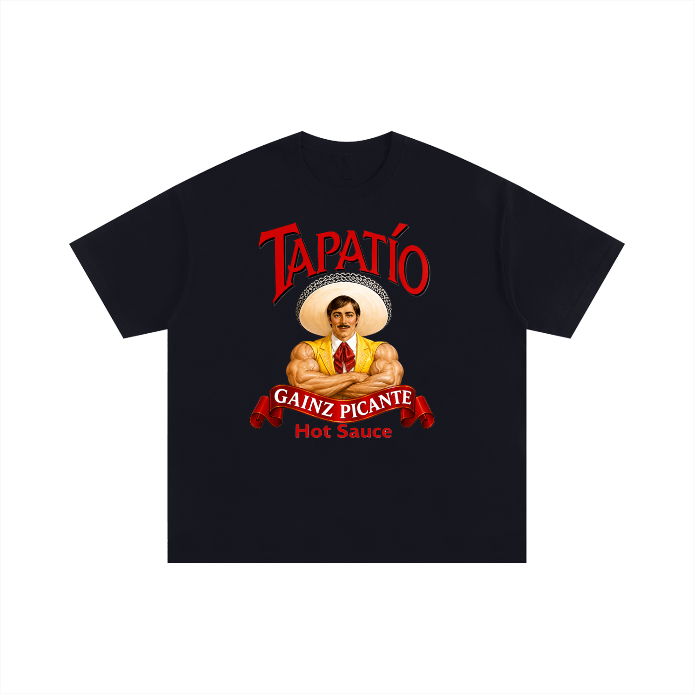 Gainz Picante Gym Tee – Mexican Fitness Streetwear