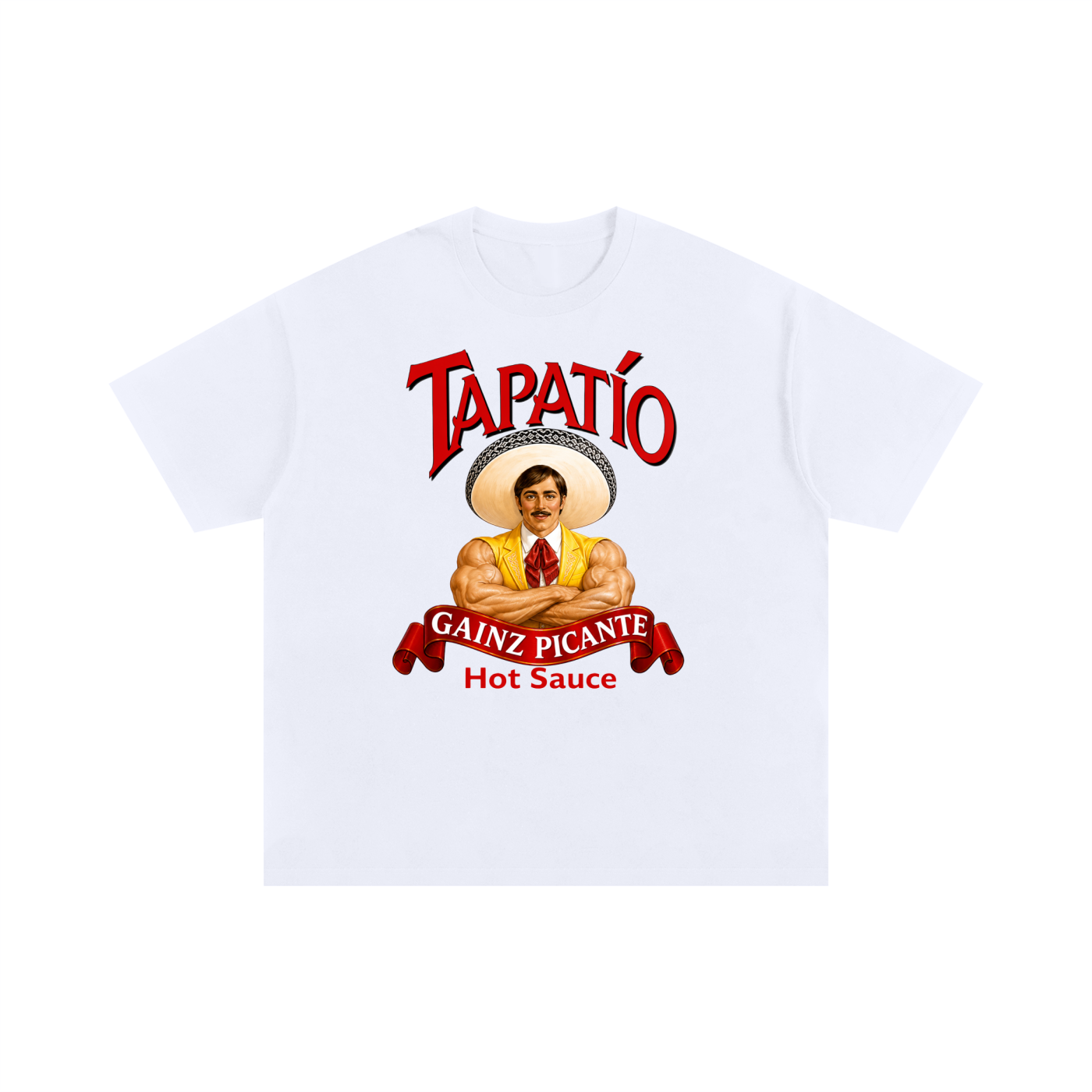 Gainz Picante Gym Tee – Mexican Fitness Streetwear
