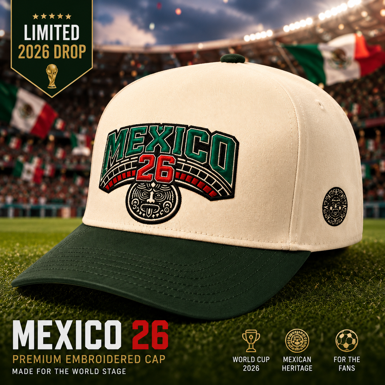 Mexico 26 World Cup Hat